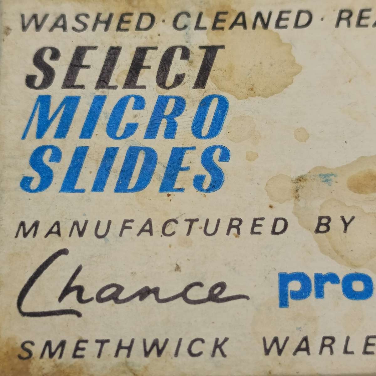 Lot of 3 packs of Select micro slides