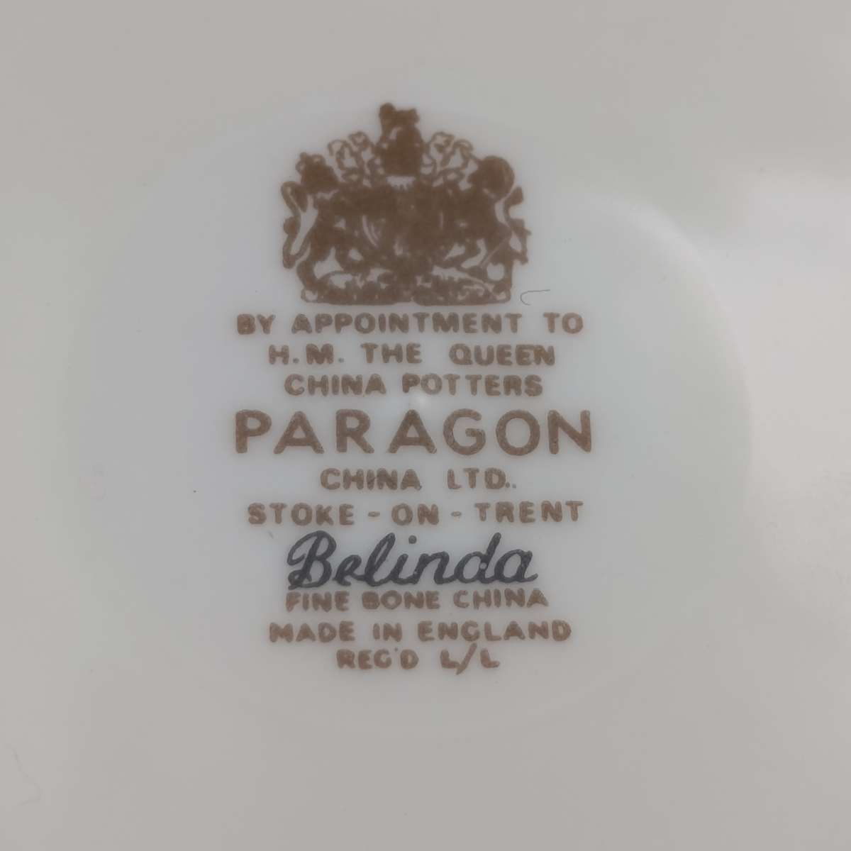 Vintage Paragon Belinda porcelain trio