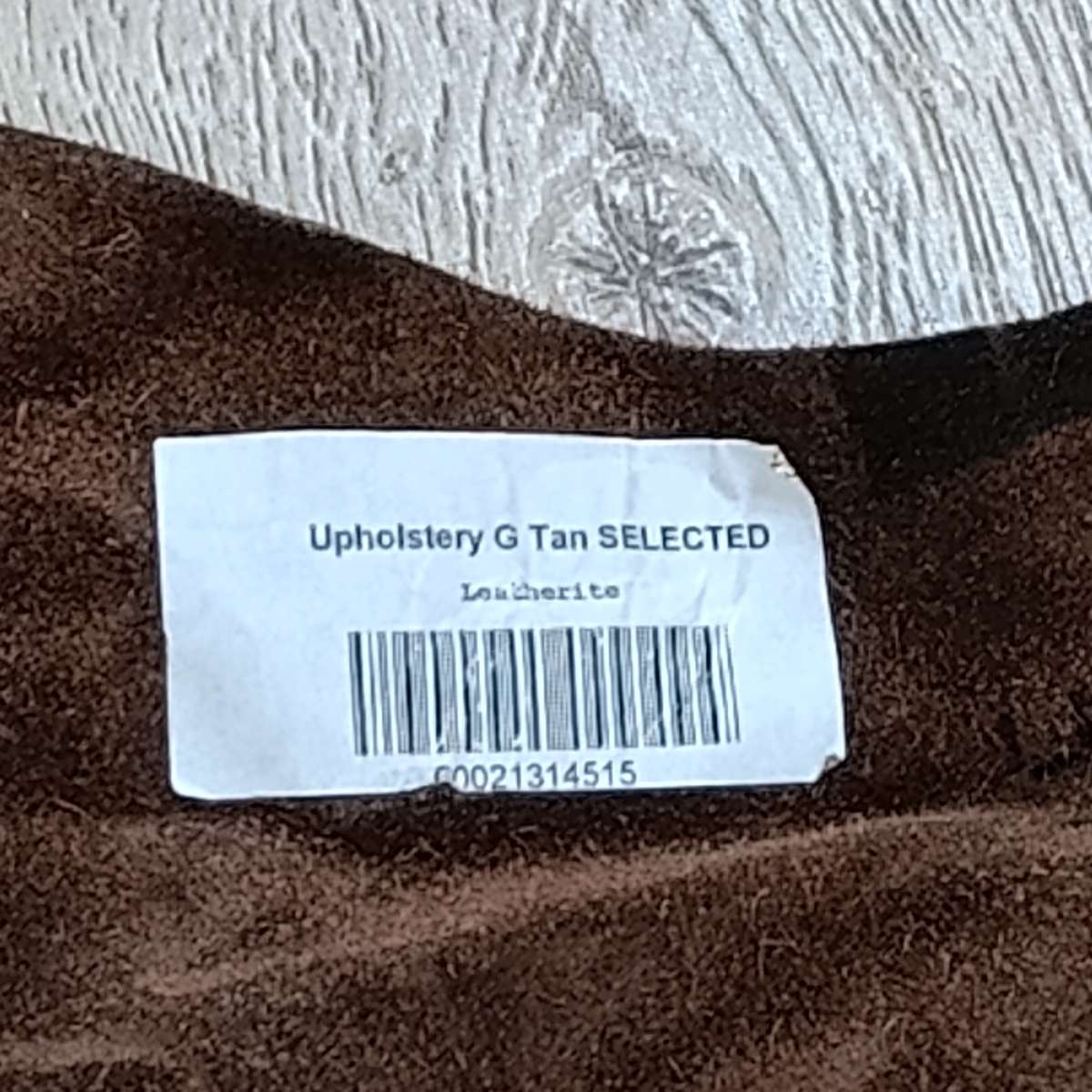 Large Upholstery G-Tan selected piece of Leather