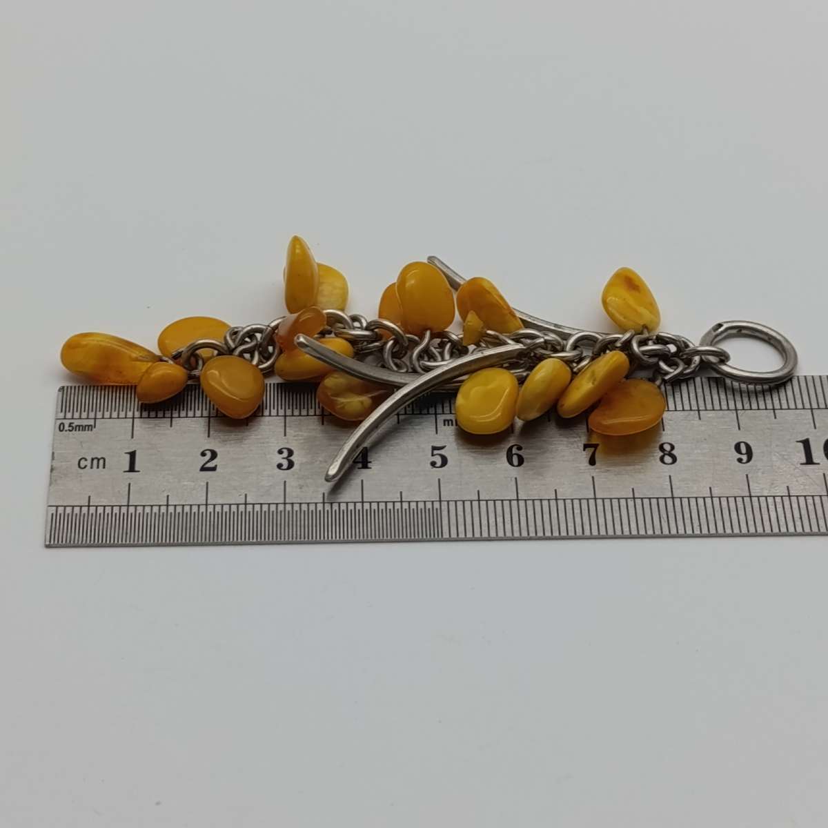 Baltic Amber set in sterling silver - pendant 16.7g