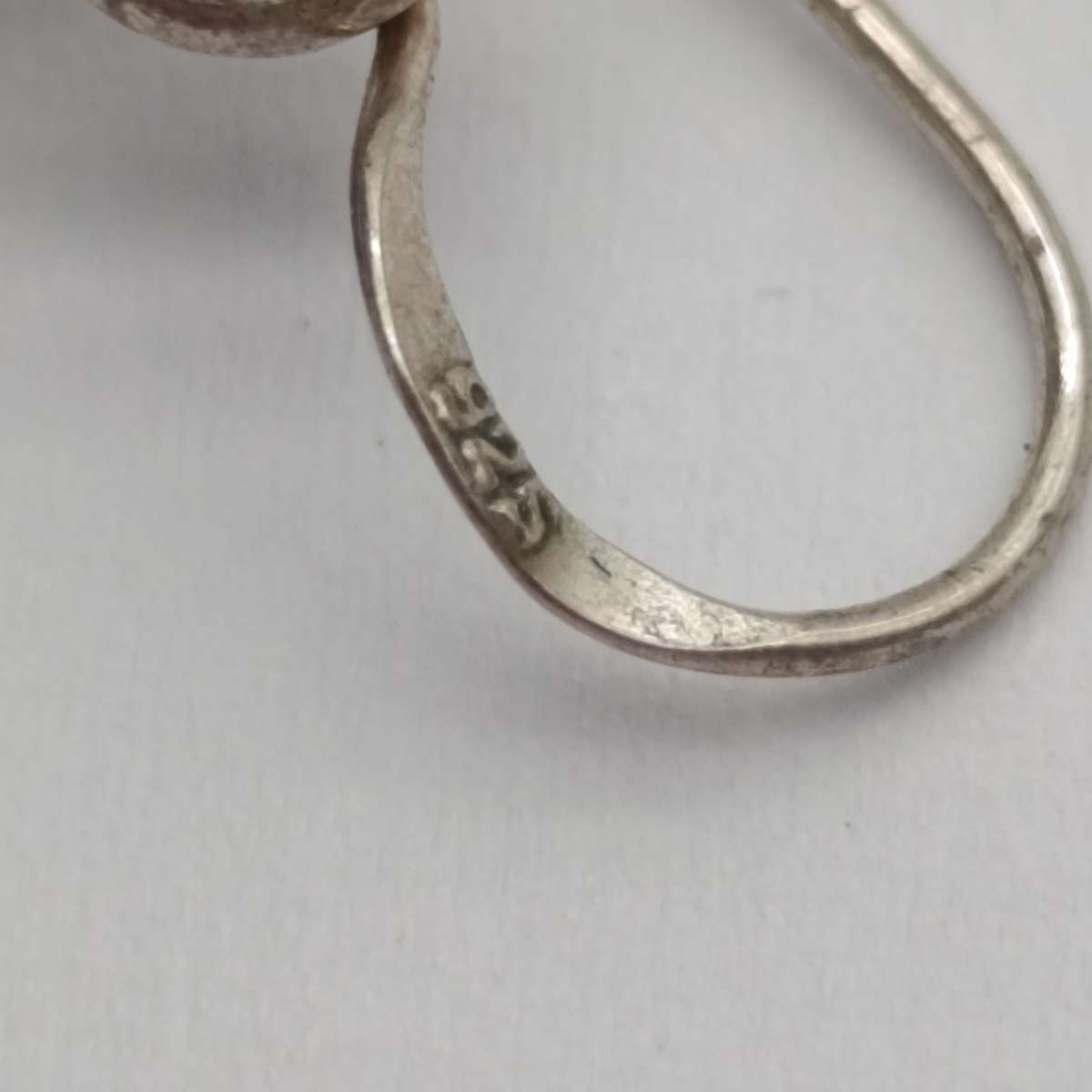 Vintage Red Jasper set in Sterling silver earrings