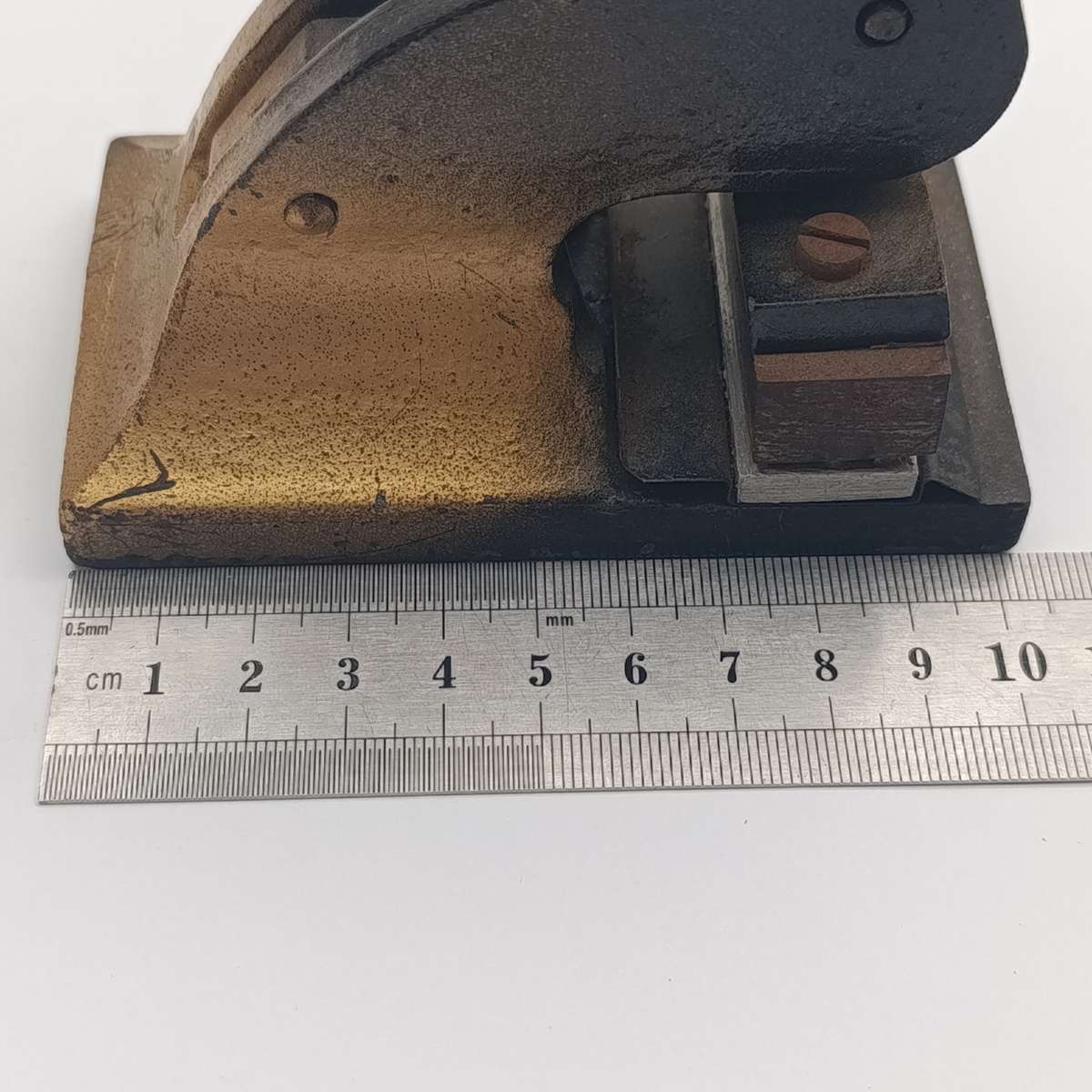 Antique embossing tool for "W.Breytenbach & Co. Tax consultants"
