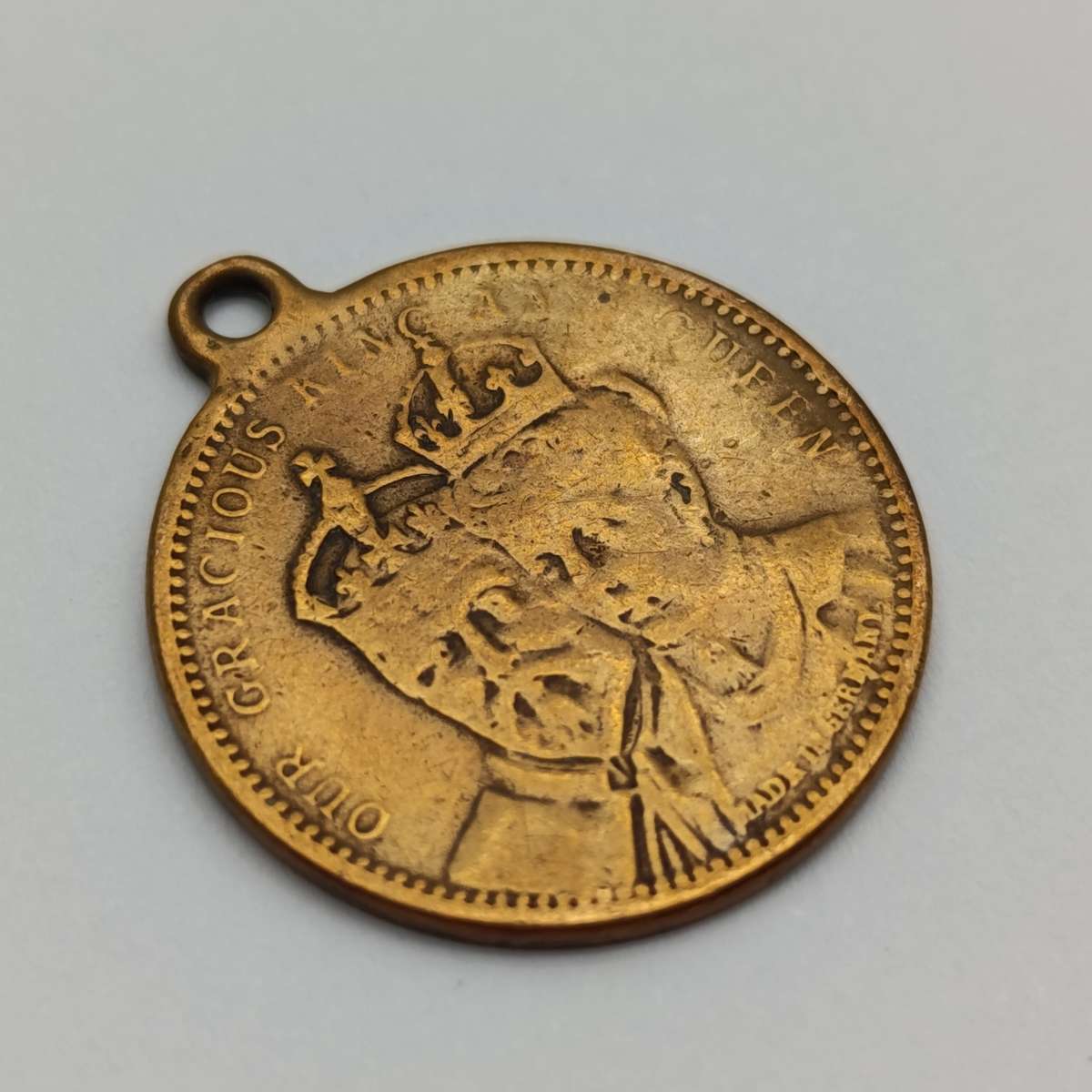 1902 Crowning of Edward 7 medallion