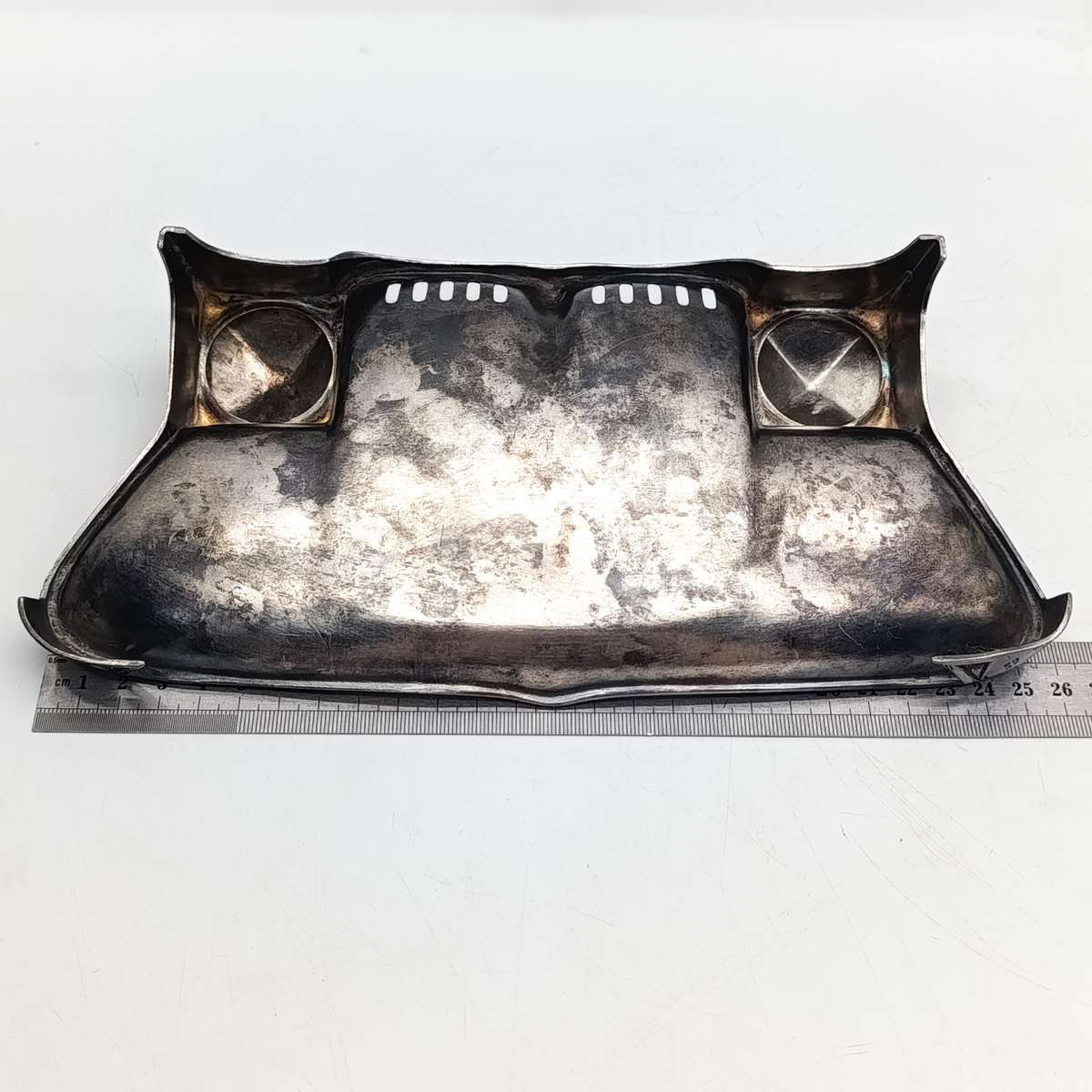 Antique silver-plate writing stand hallmarked WMF - no ink pots