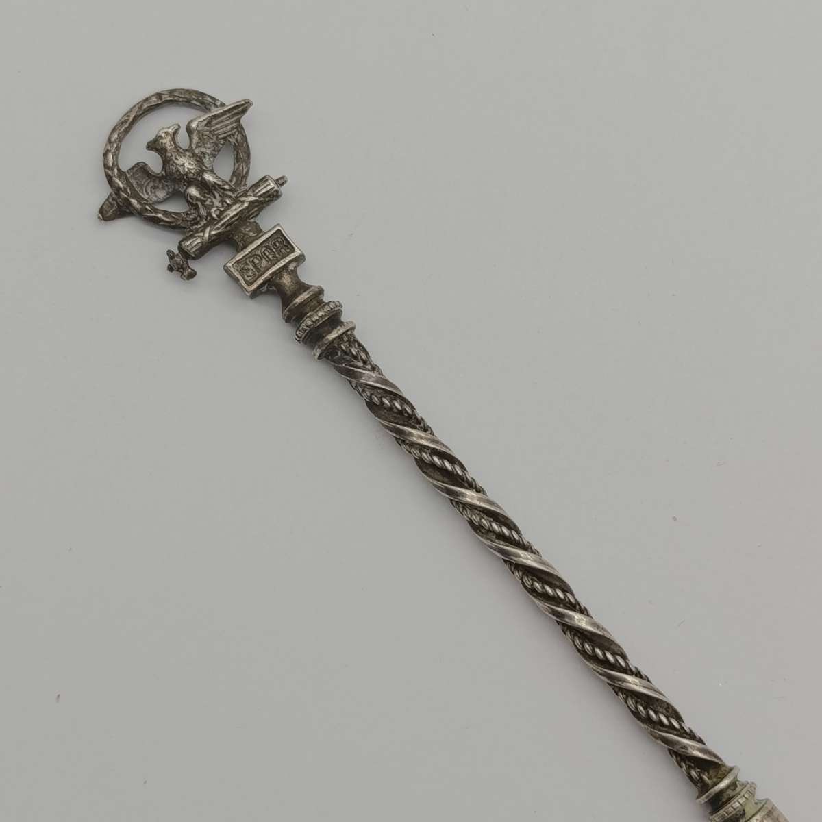 WW2 Italian Fascist silver dipping pen - no hallmarks