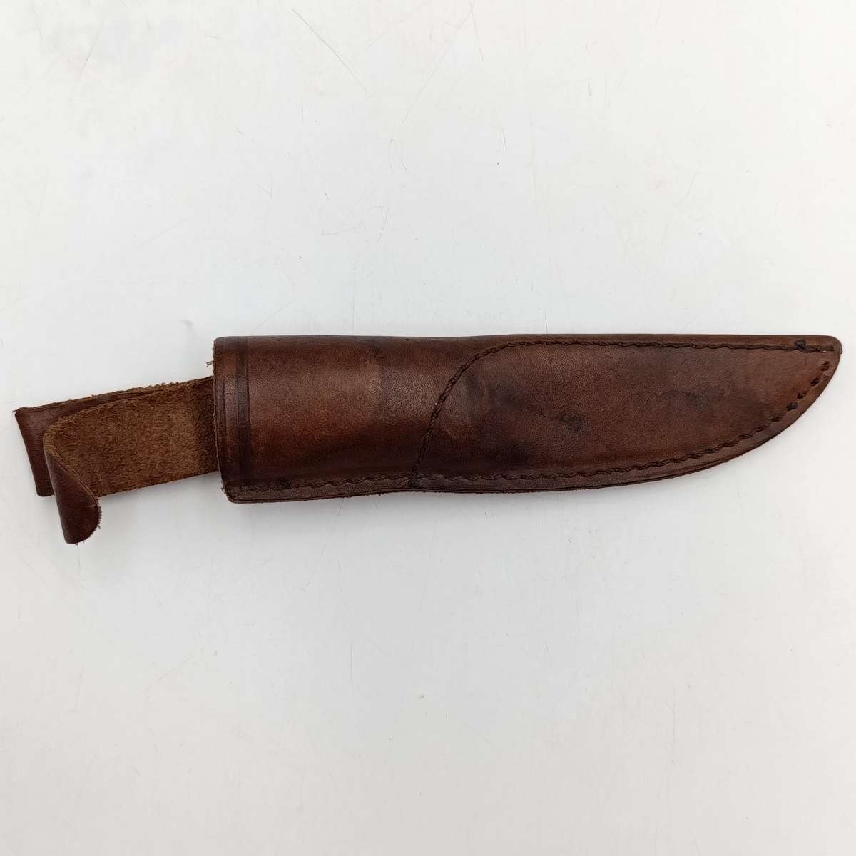 Original Helle Norway fixed blade knife with leather sheath