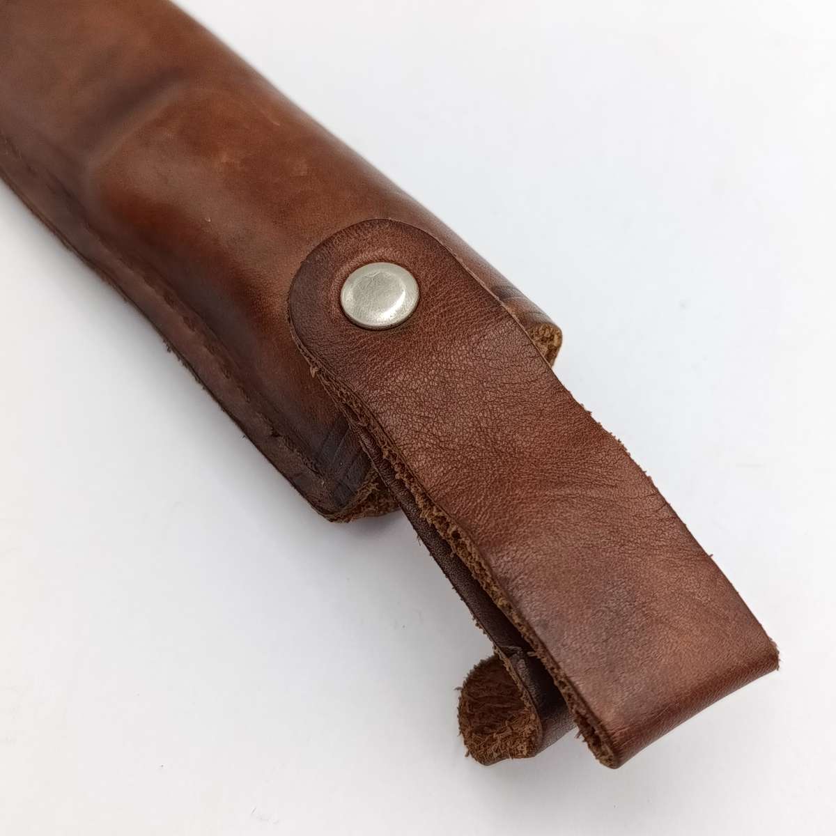 Original Helle Norway fixed blade knife with leather sheath