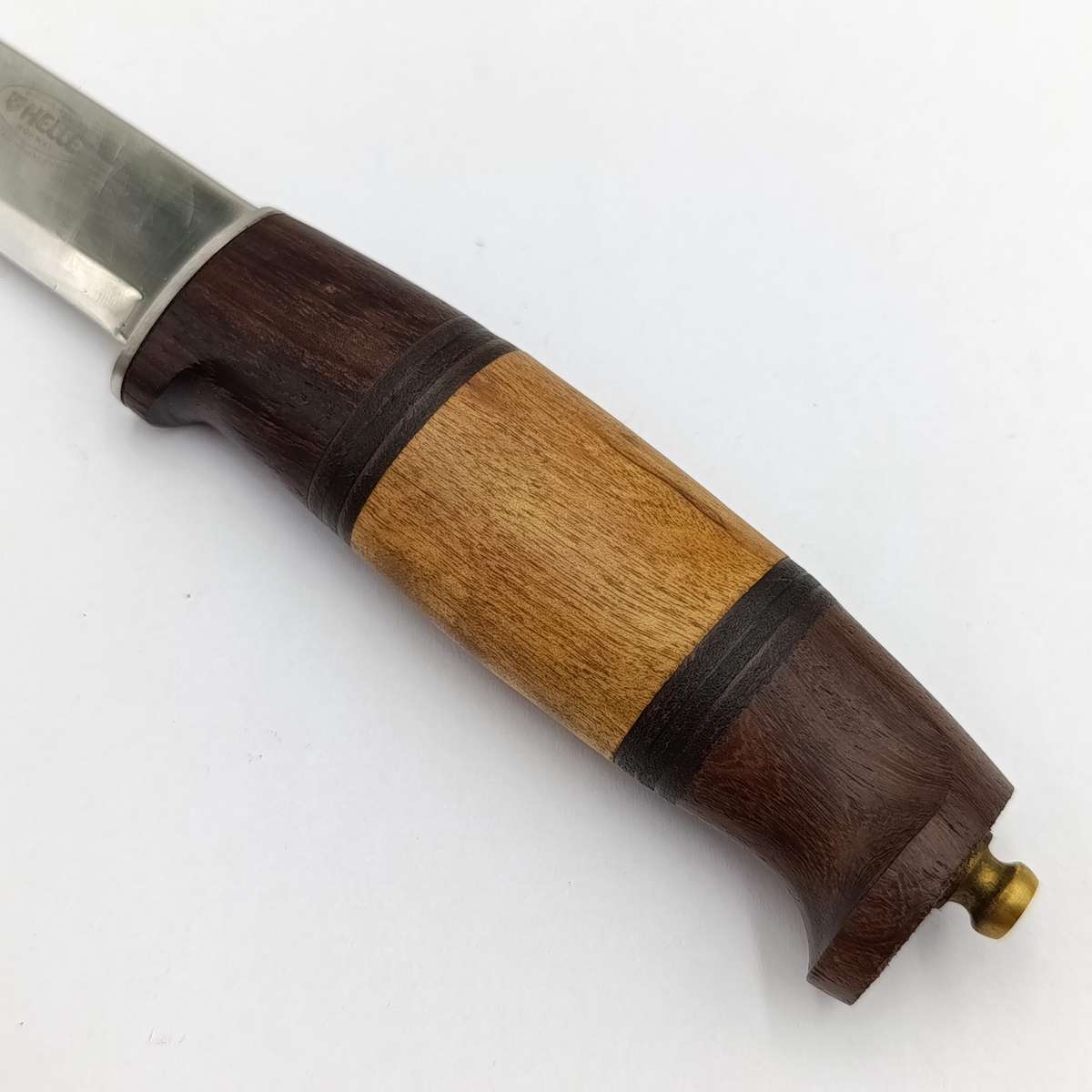 Original Helle Norway fixed blade knife with leather sheath