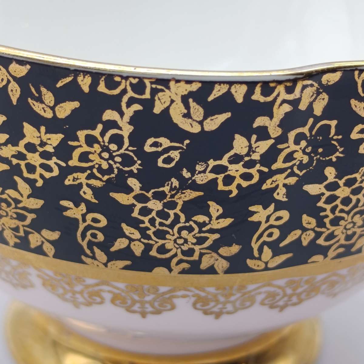 Vintage Clare bone China porcelain sugar bowl