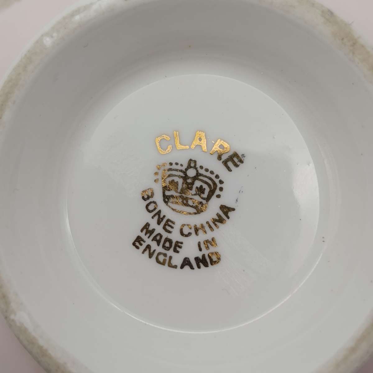 Vintage Clare bone China porcelain sugar bowl