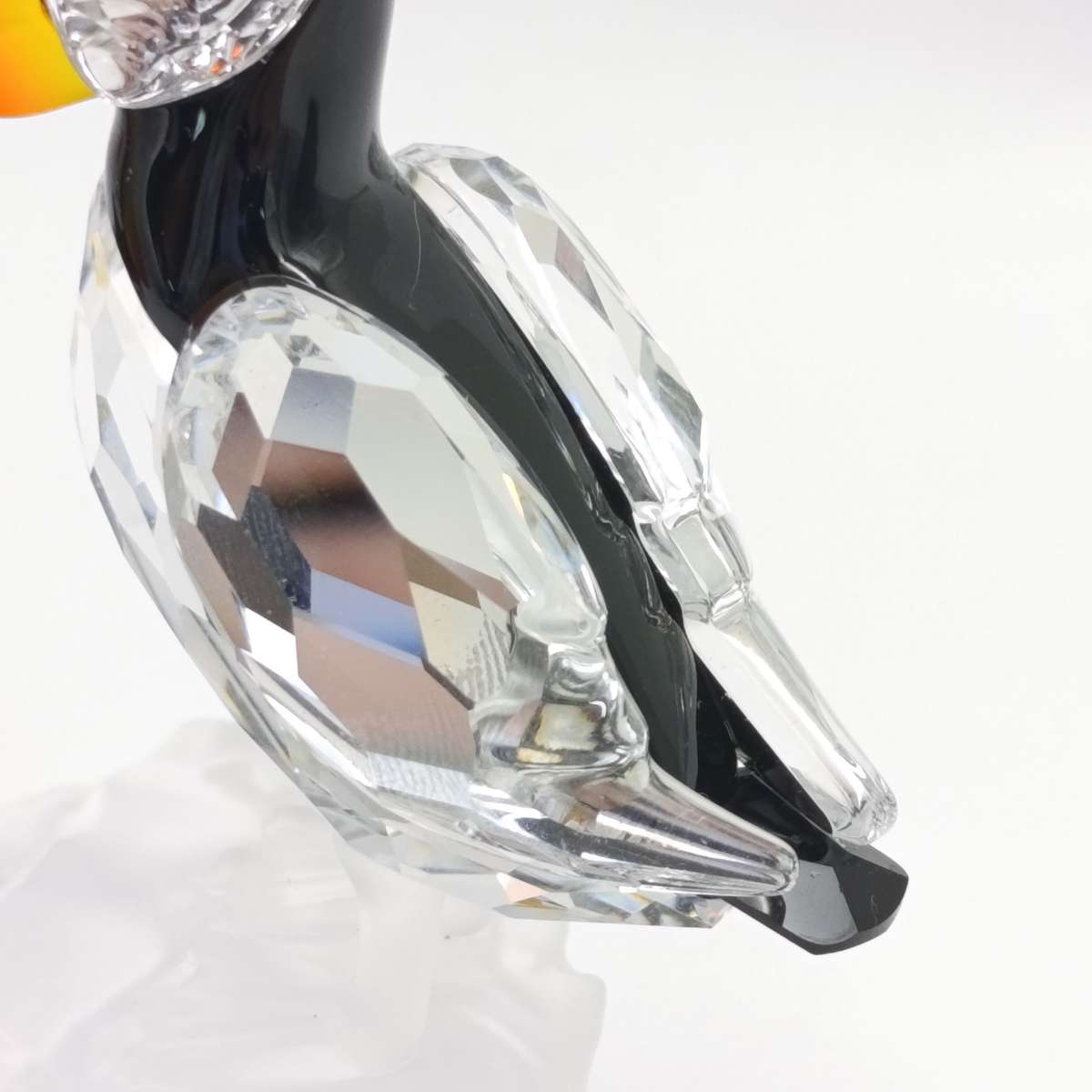 Swarovski silver crystal Puffin birds #008 figurine in box