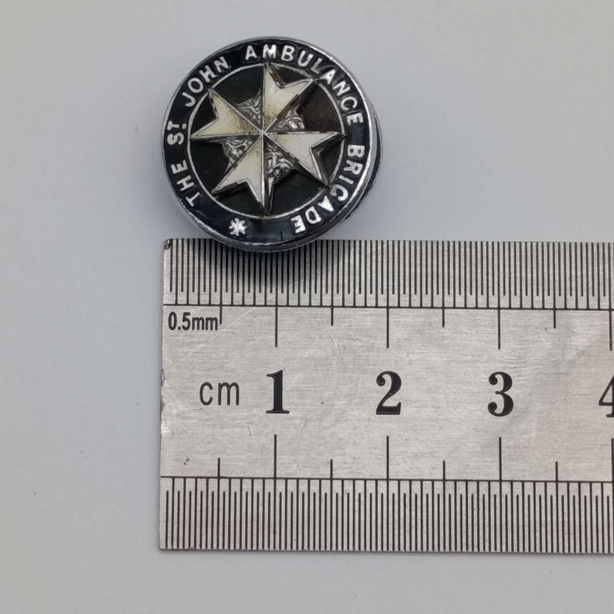 The St. John Ambulance Brigade button badge