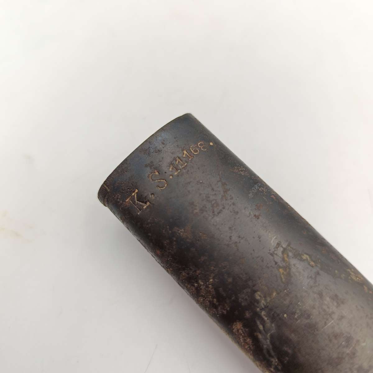 German KS98 Erfurt Sawback bayonet - KS 1644 - sheath no. KS 11168