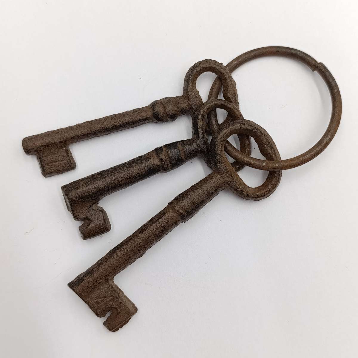 Set of 3 Antique iron keys