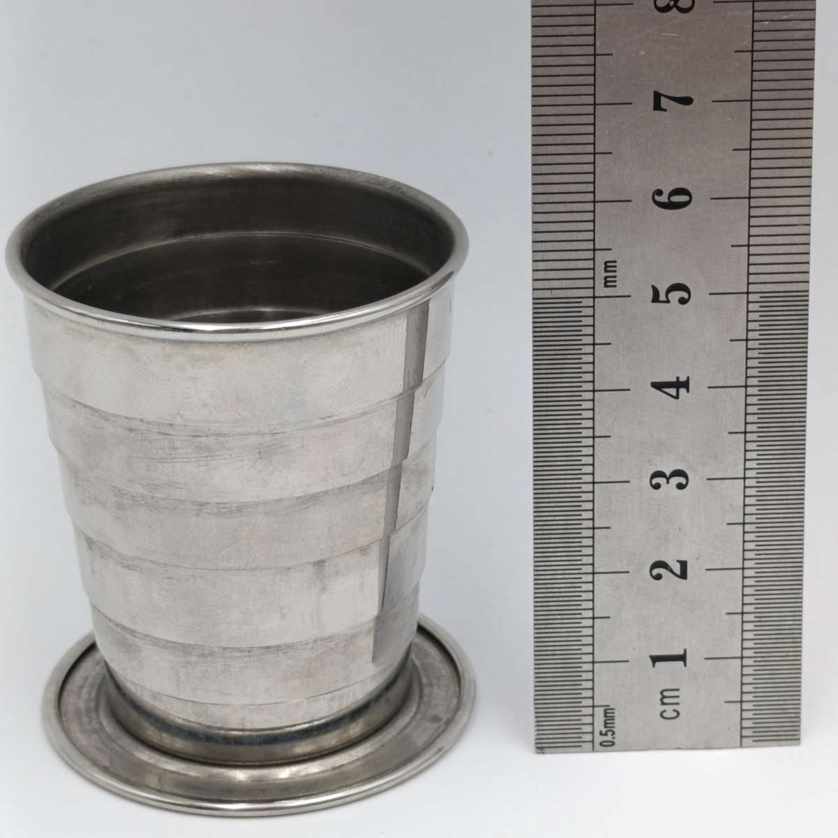 Vintage Original Teal's whiskey pocket cup by Grants of Dalvey