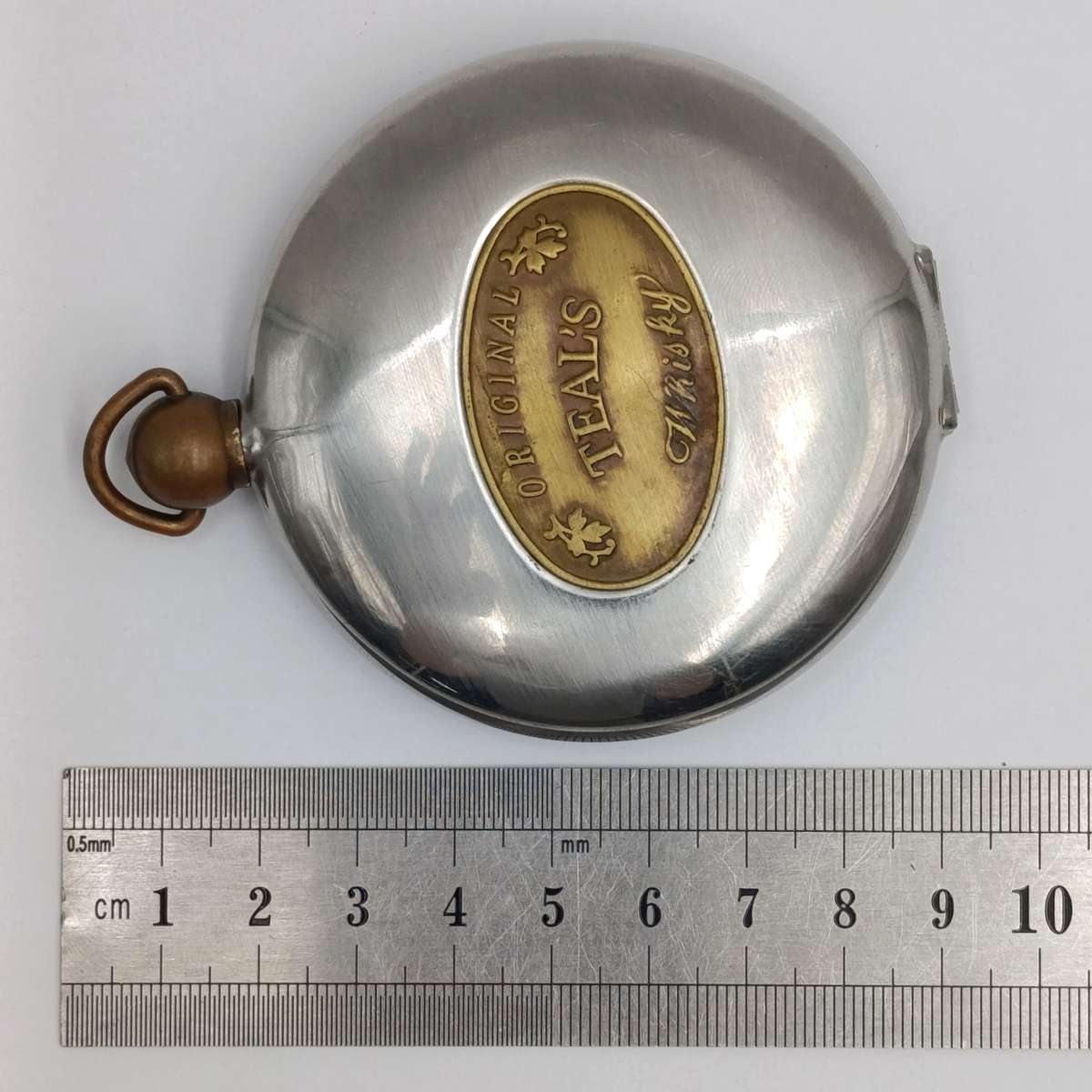 Vintage Original Teal's whiskey pocket cup by Grants of Dalvey