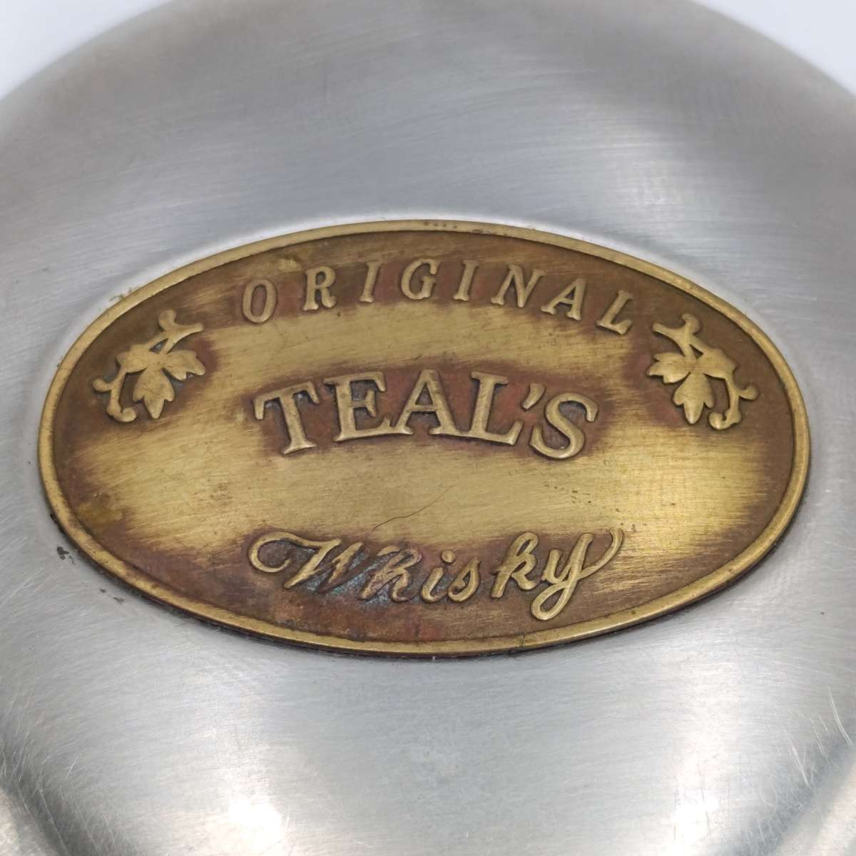 Vintage Original Teal's whiskey pocket cup by Grants of Dalvey