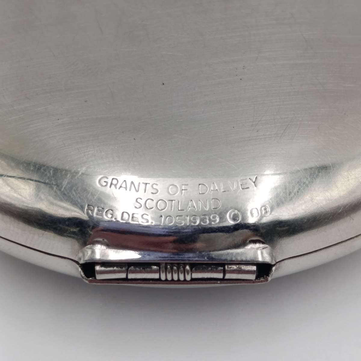 Vintage Original Teal's whiskey pocket cup by Grants of Dalvey