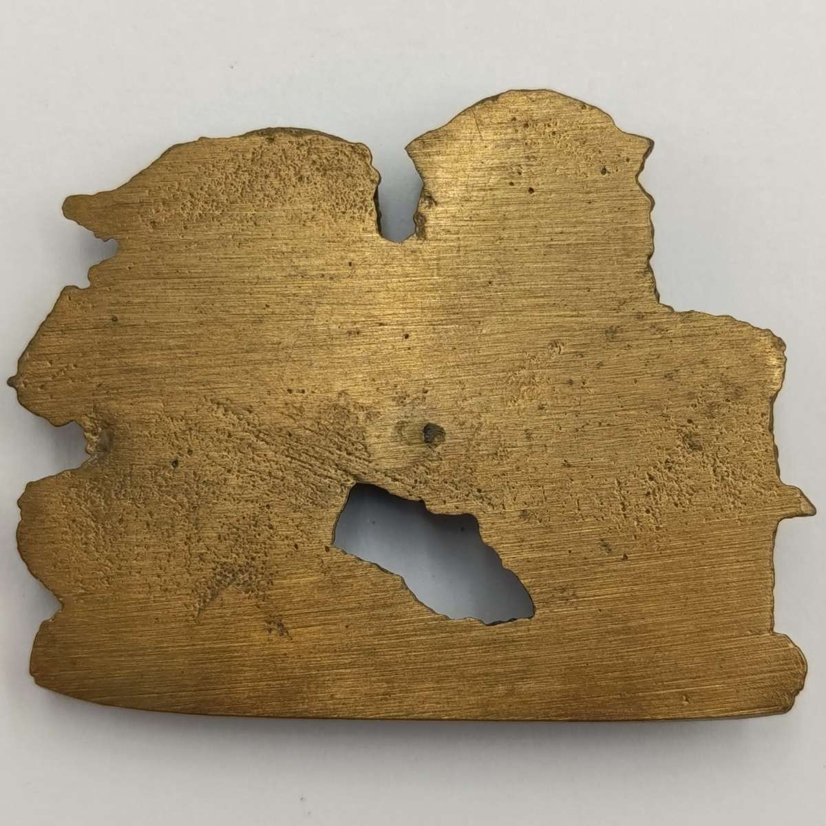 SA Navy solid brass Lion crest