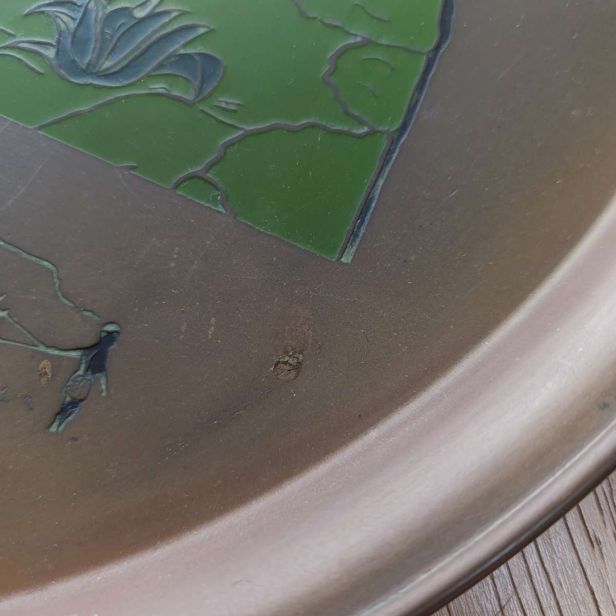 1949 Voortrekker Monument commemorative brass tray