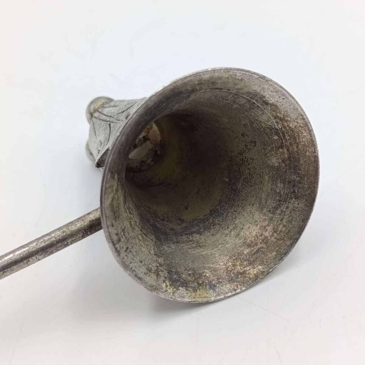 Vintage Christmas silver plated candle snuffer