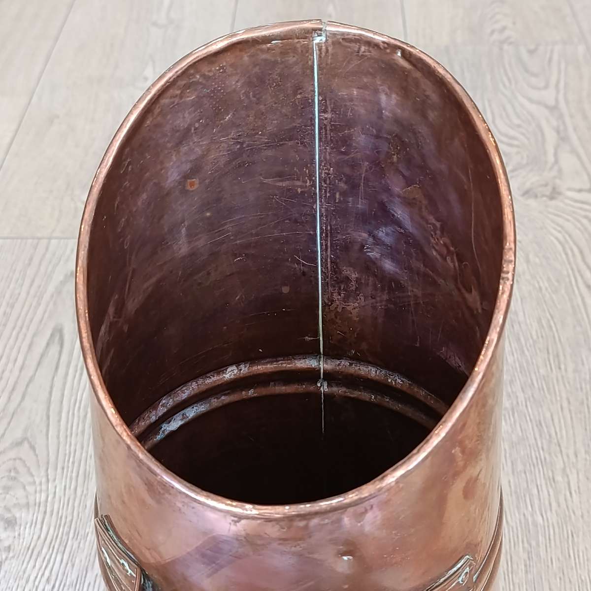 Antique Copper coal Scuttle
