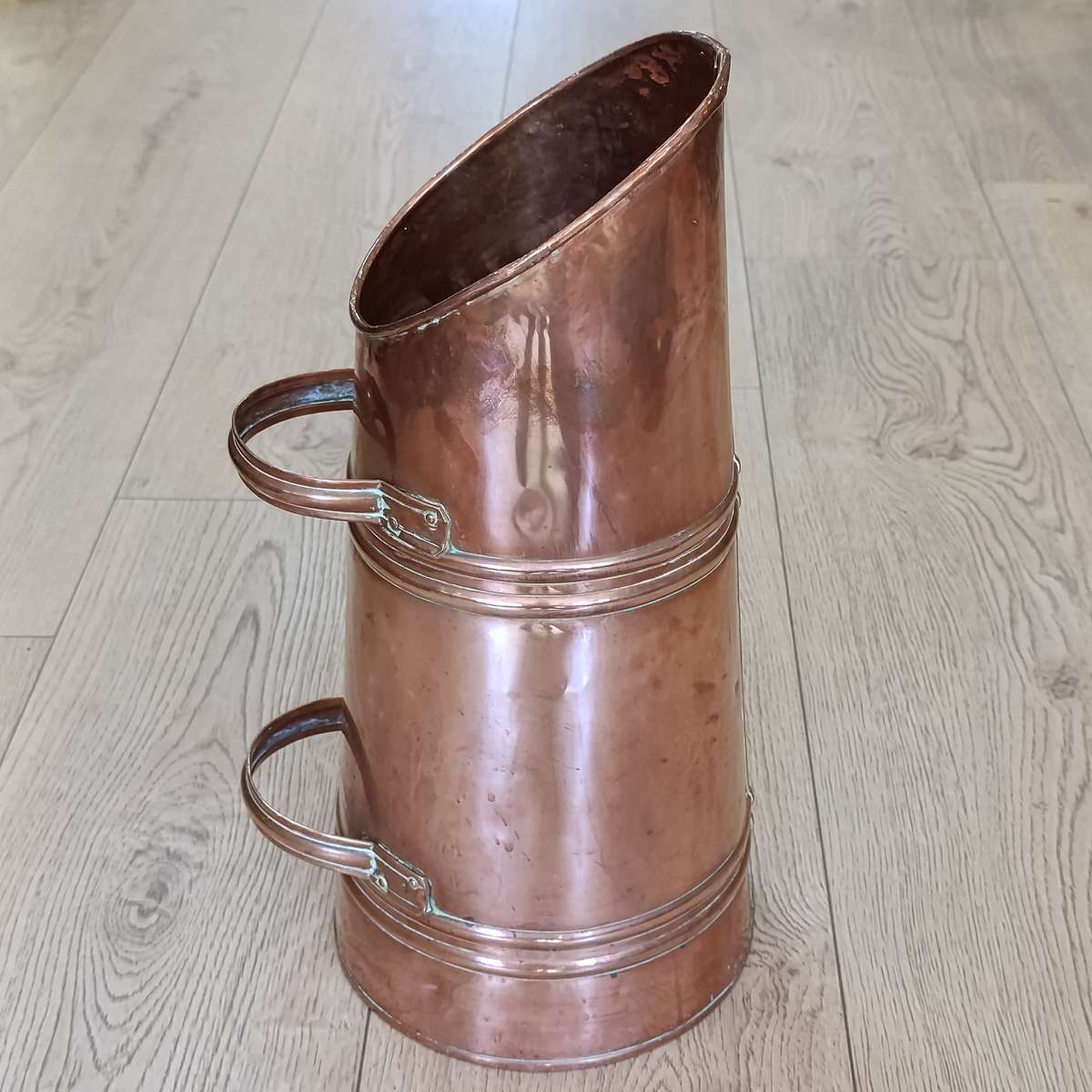 Antique Copper coal Scuttle