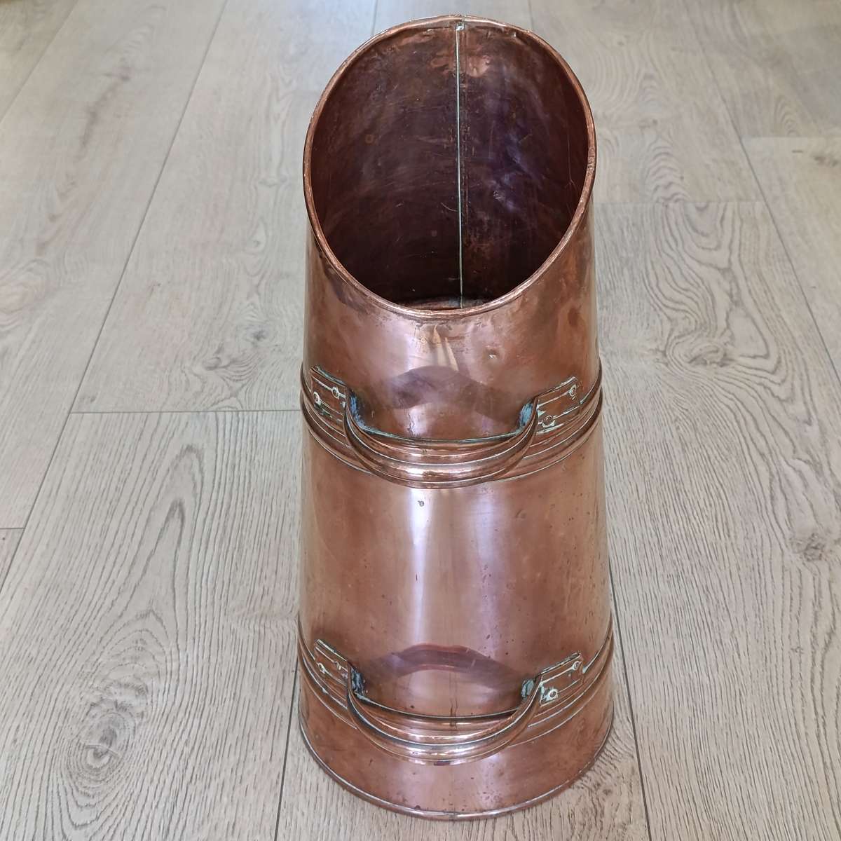 Antique Copper coal Scuttle