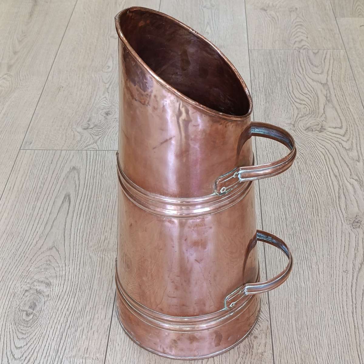 Antique Copper coal Scuttle