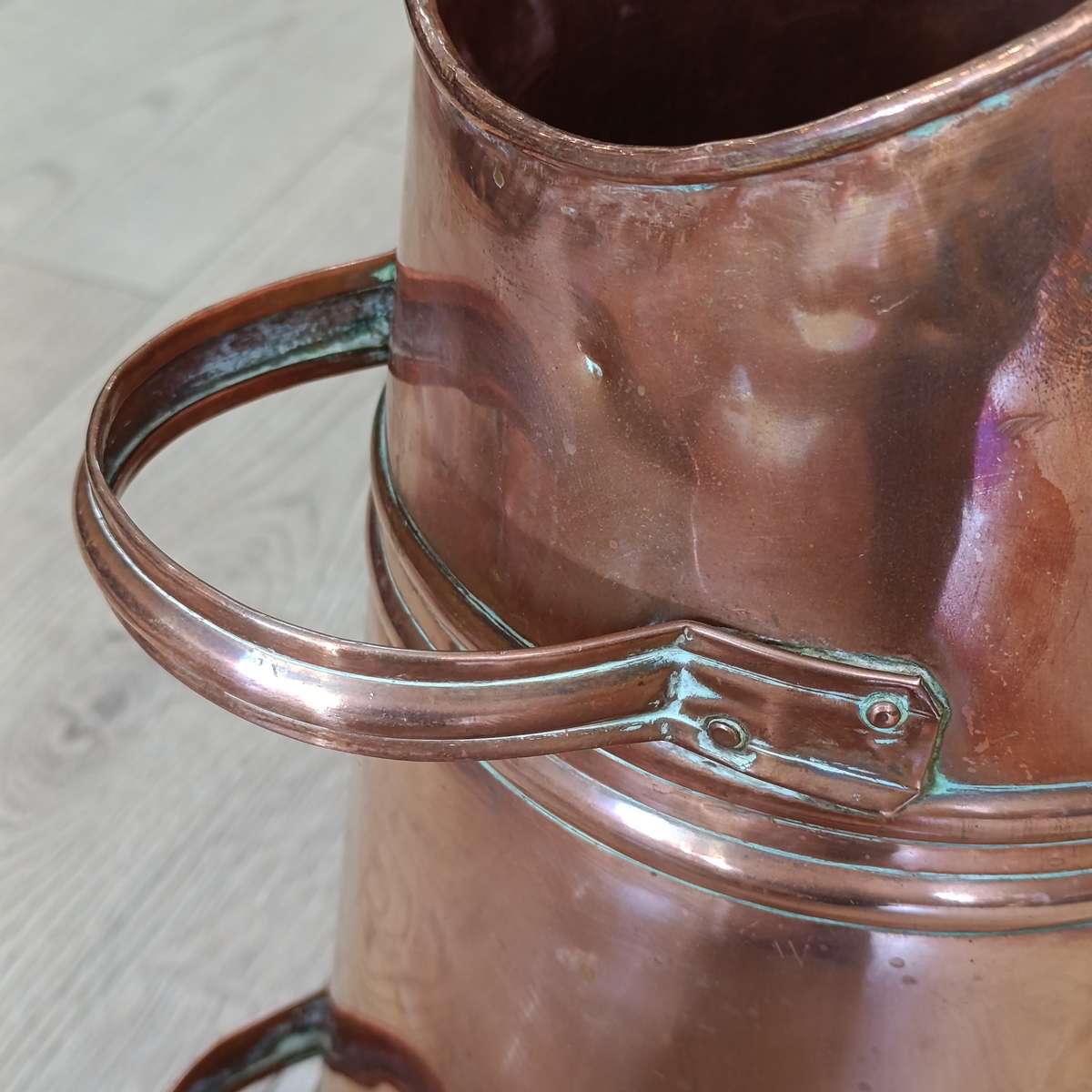 Antique Copper coal Scuttle