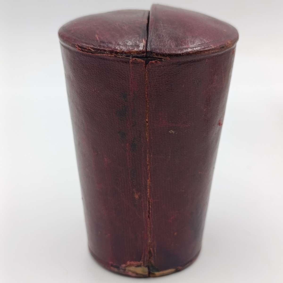 Set of 6 Antique stainless steel cups in original case