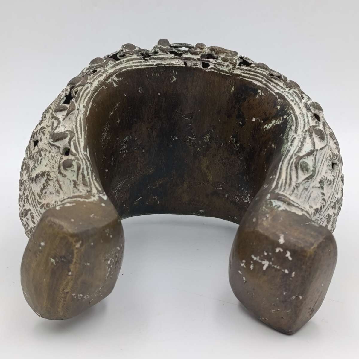 Antique Cameroon bronze anklet currency - weighs 700 grams