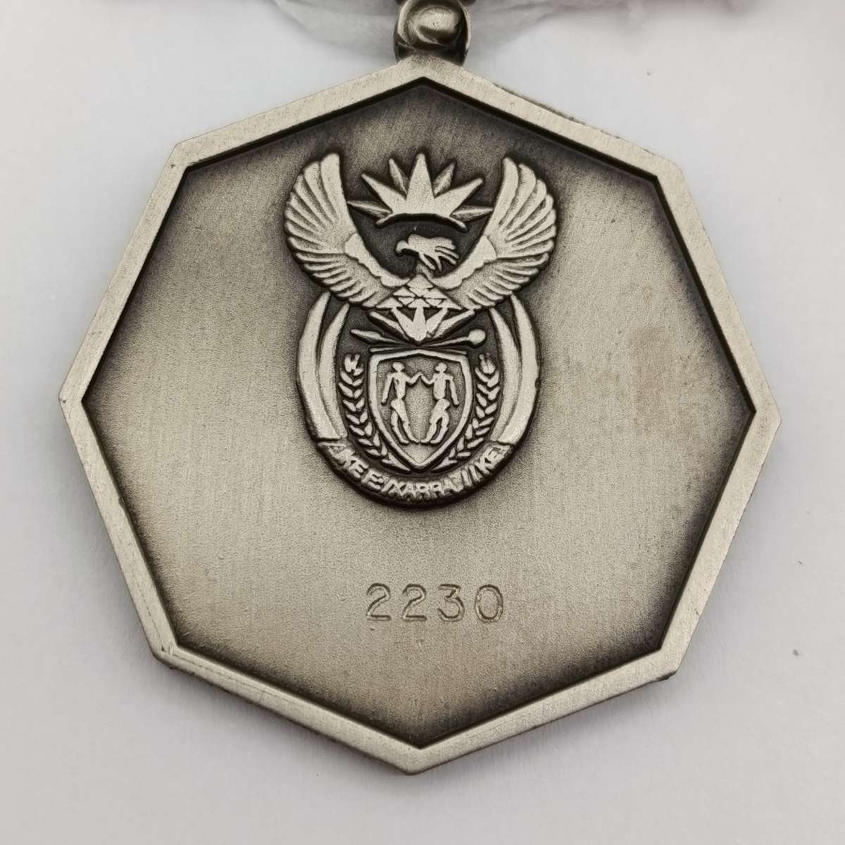 SANDF Tshumelo Ikatelaho medal with miniature #2230