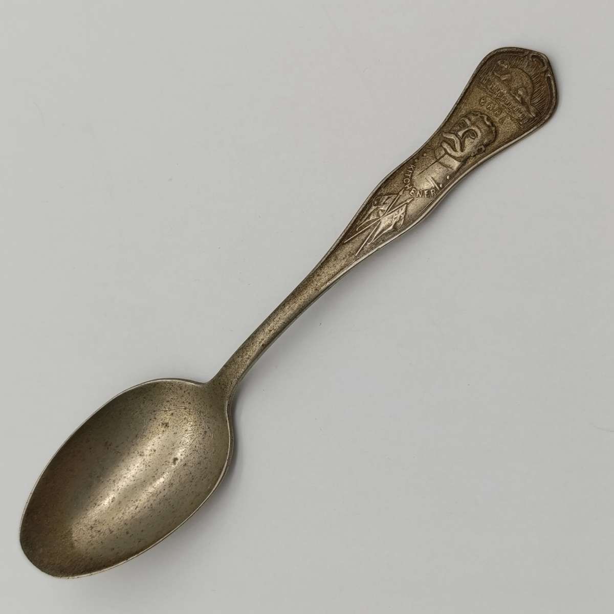 Antique Boer War Earl  kitcher silverplated souvenir spoon