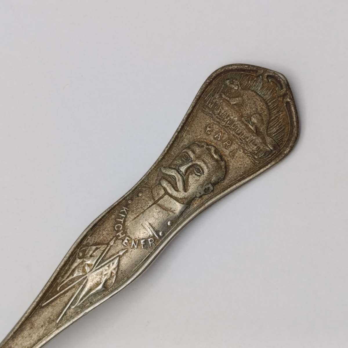 Antique Boer War Earl  kitcher silverplated souvenir spoon