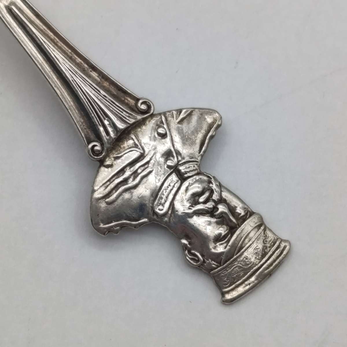 British Boer War General Buller sterling silver spoon - weighs 14.9g