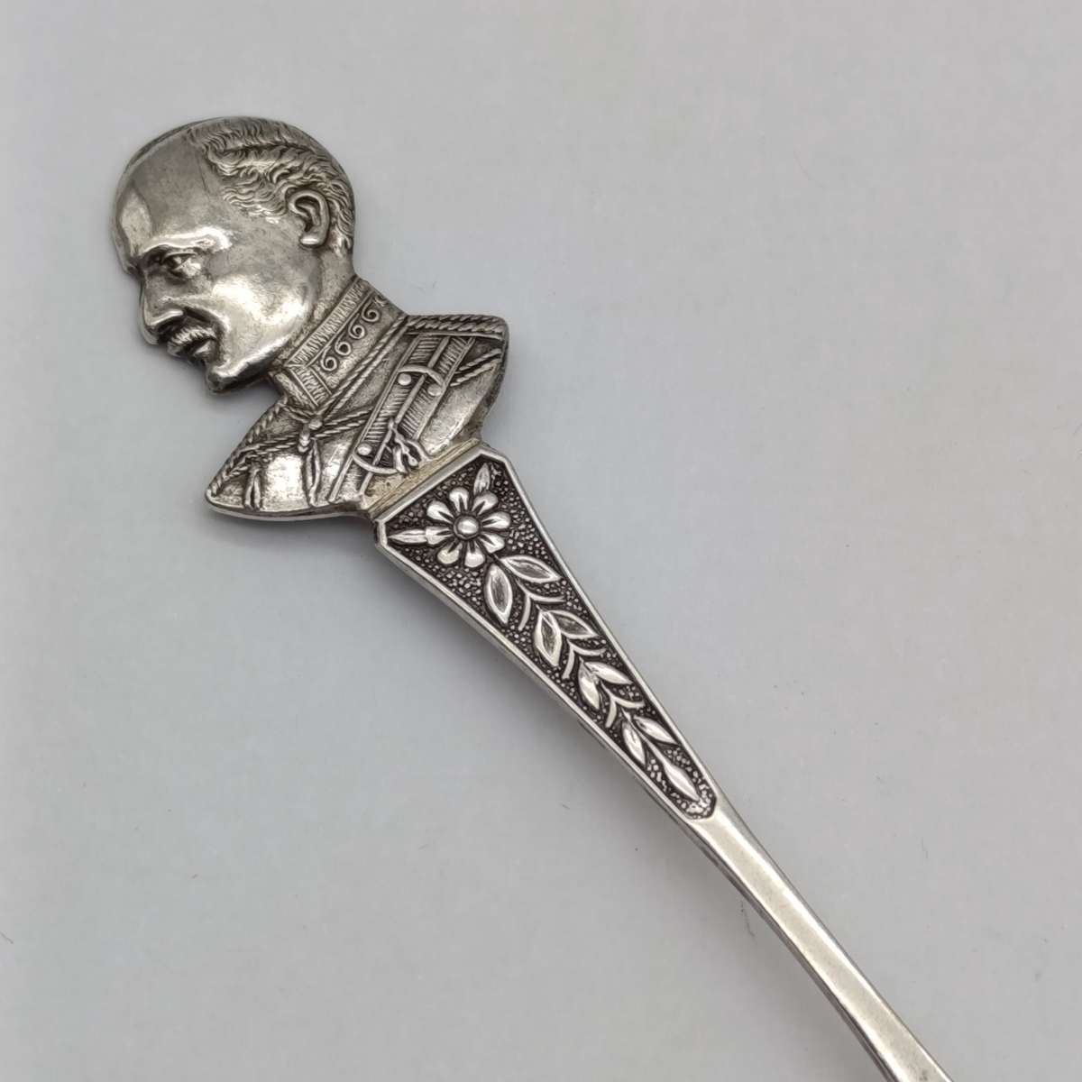 British Boer War General white sterling silver spoon weighs 11.6g