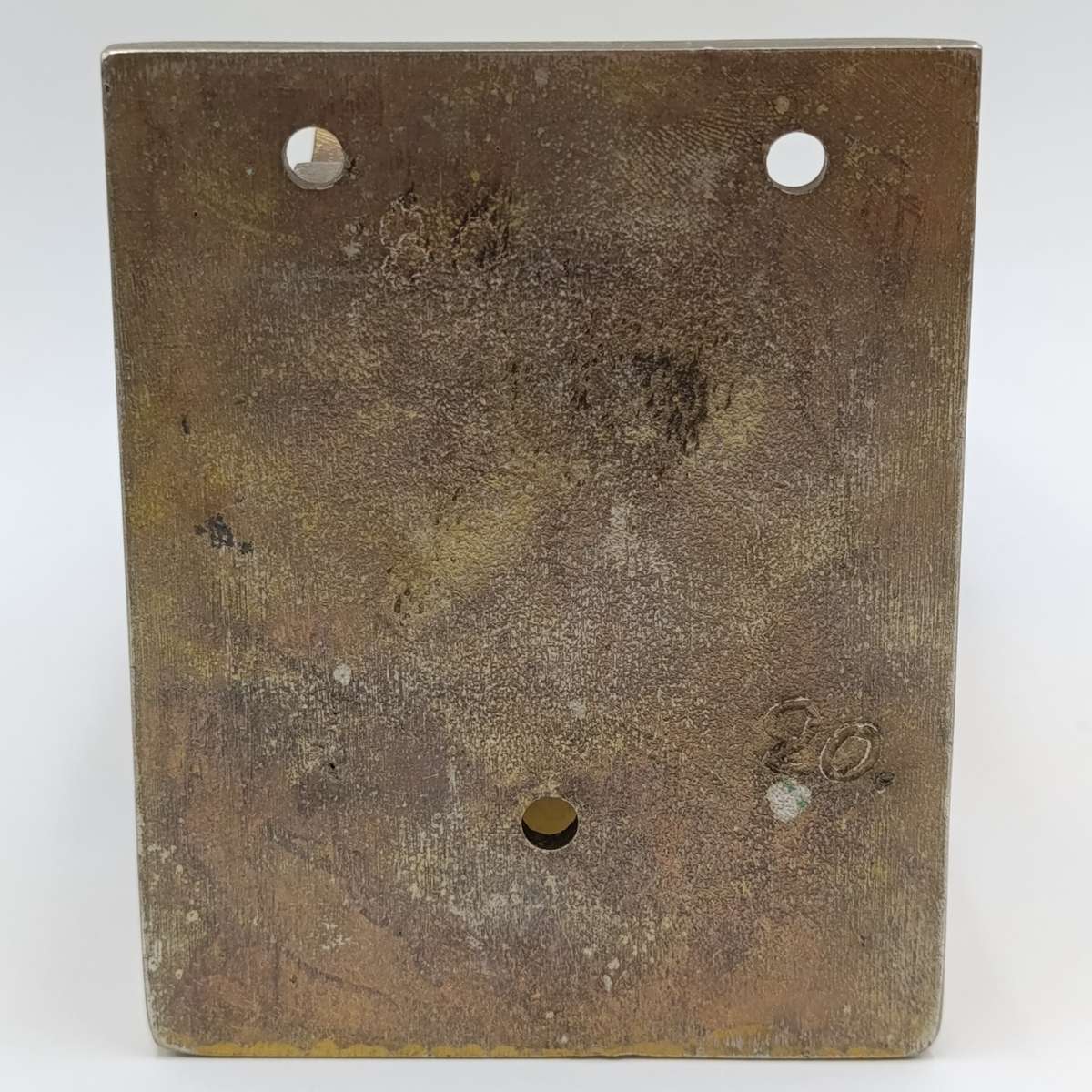 Vintage brassed Railways train cabin ashtray - wall mount