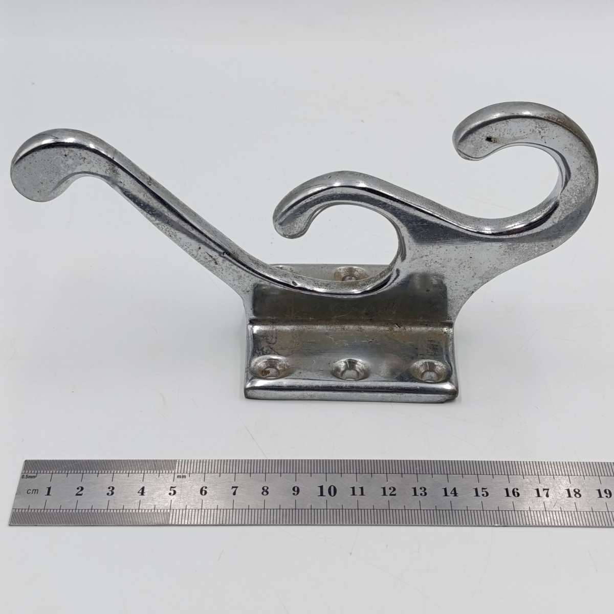 Vintage SA Railways triple hook coat hanger