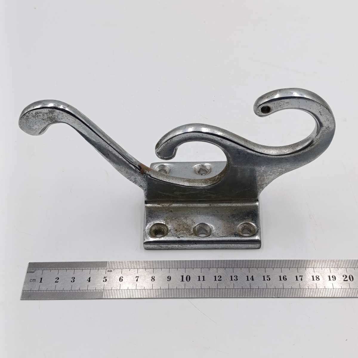 Vintage SA Railways tripple hook coat hanger