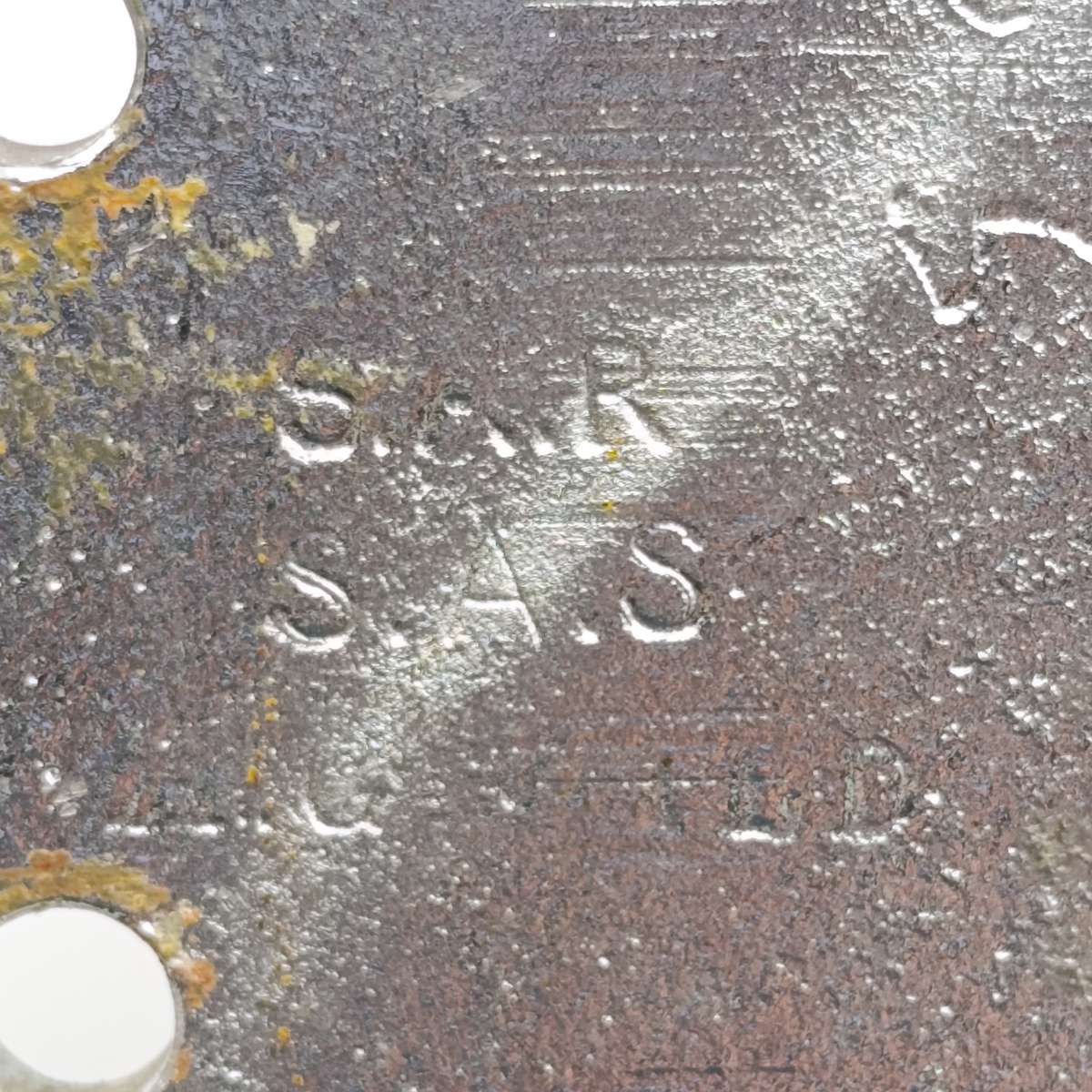 Vintage SA Railways triple hook coat hanger