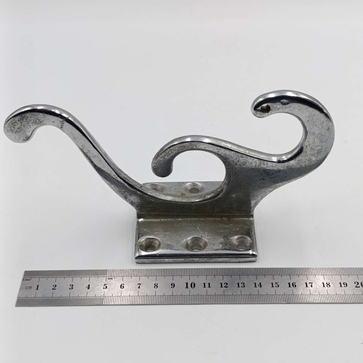 Vintage SA Railways triple hook coat hanger