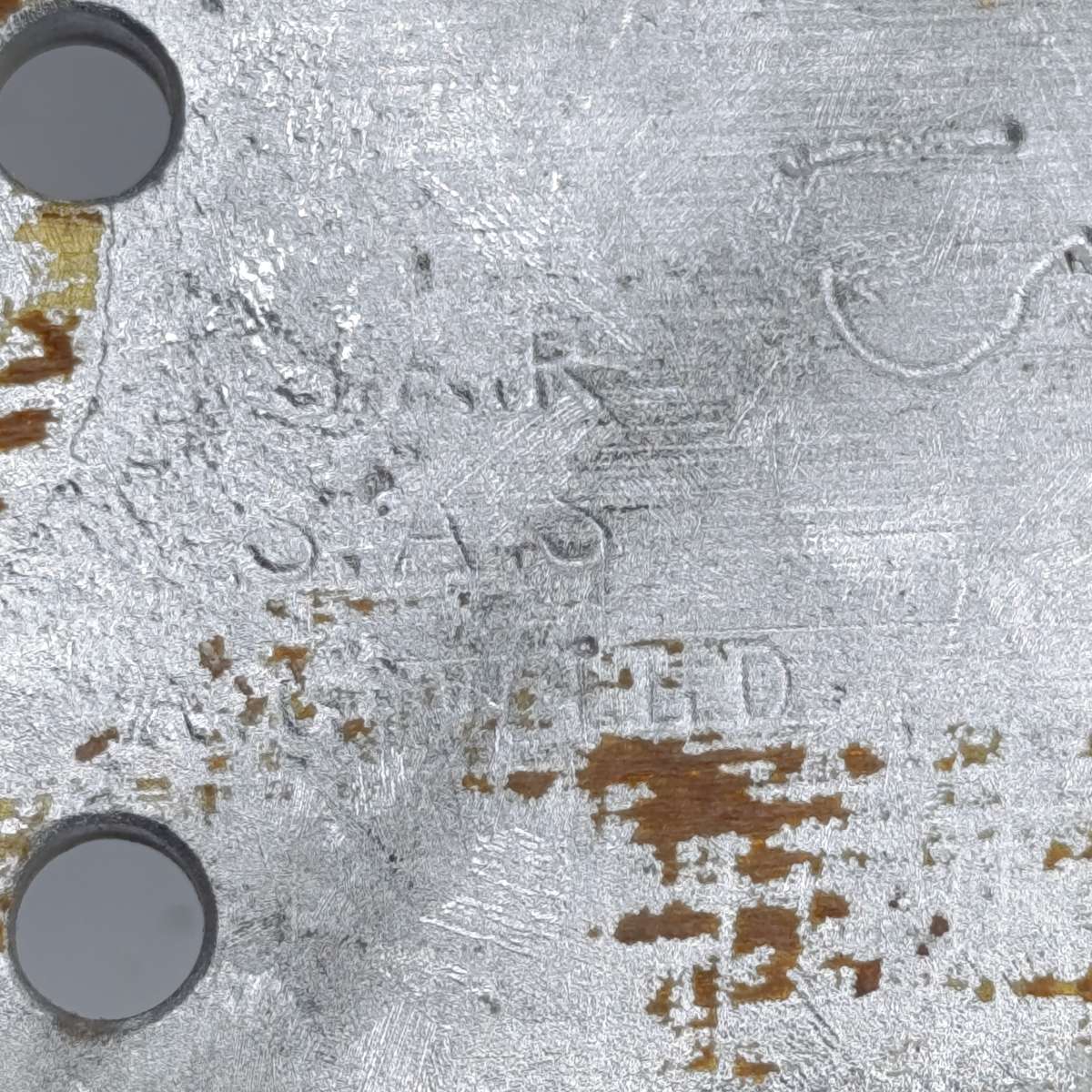 Vintage SA Railways triple hook coat hanger