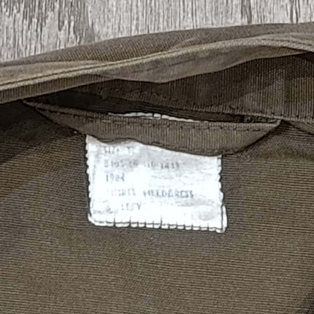 SADF Nutria short sleeve shirt of Sergeant Barkhuisen with marksman badge - size medium