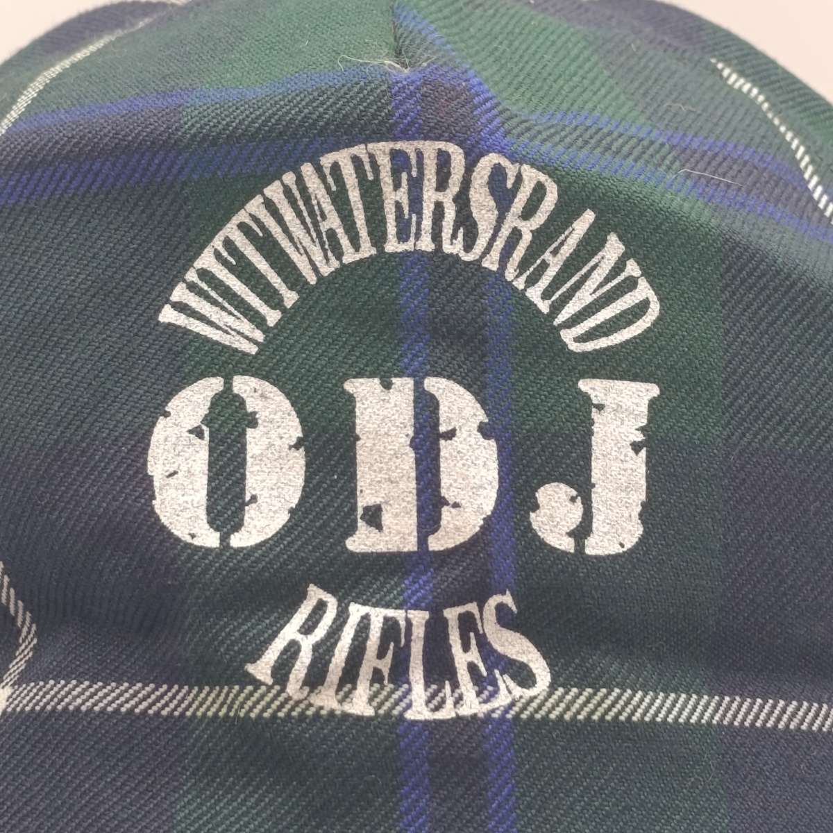 SADF Witwatersrand Rifles ODJ tartan sports cap