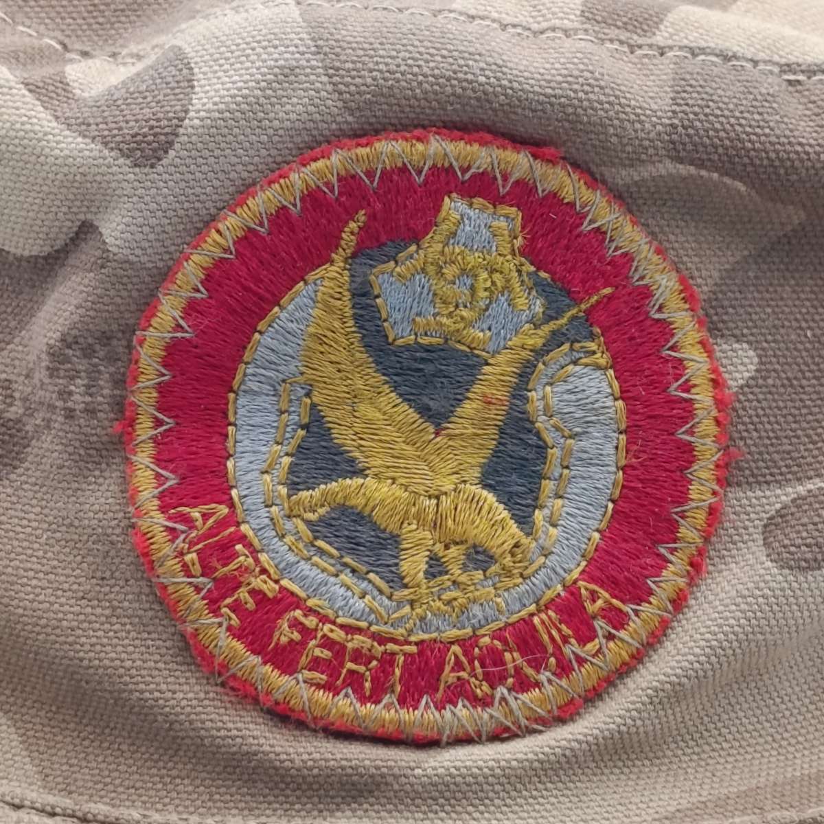 Afrikaner Weerstand Beweging (AWB) camo flap cap