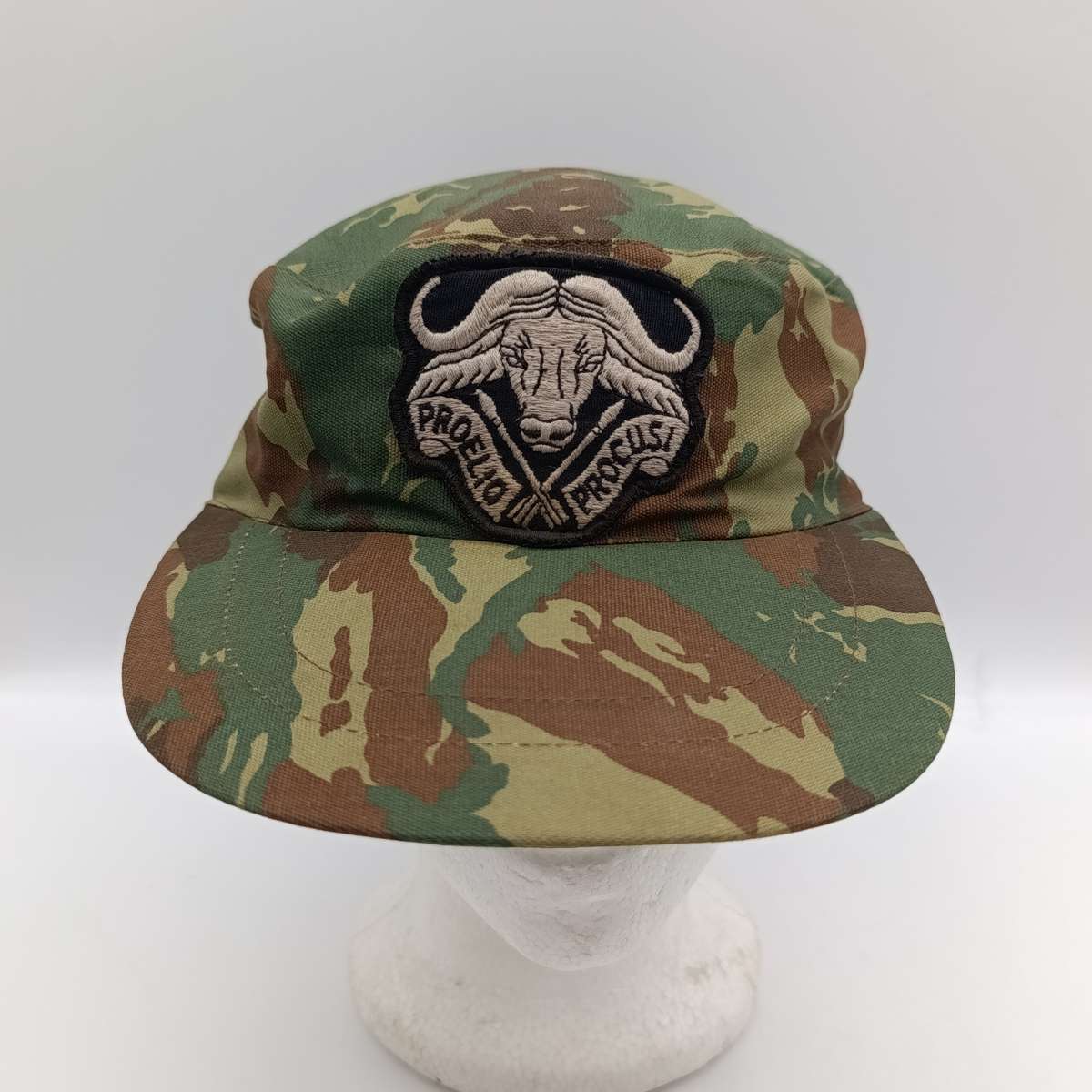 SADF 32 battalion camo cap with cloth badge