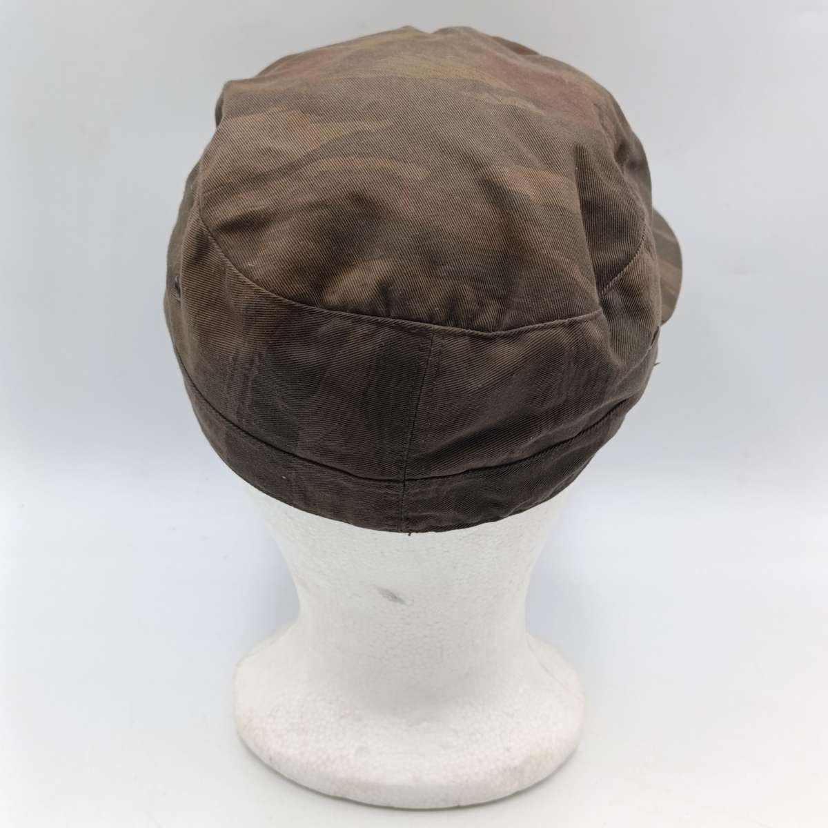 SADF Recce issue Cuban lizzard camo cap - size 58 - peak cracked