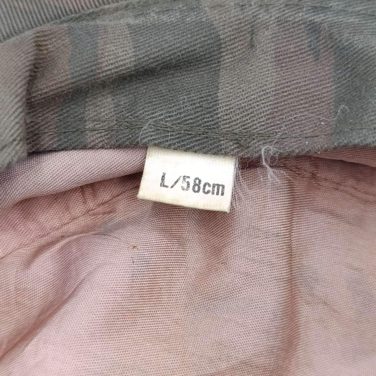 SADF Recce issue Cuban lizzard camo cap - size 58 - peak cracked