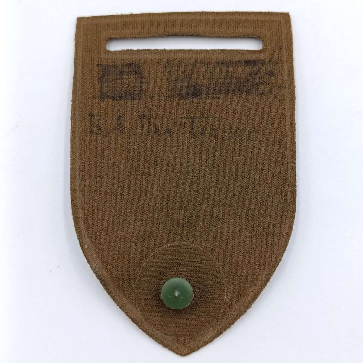 SADF 61 Mech A company (Infantry) arm patch - nutria badge on tupperware backing